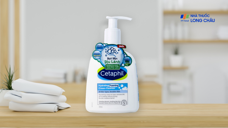 Cetaphil Hydrating Foaming Cream Cleanser
