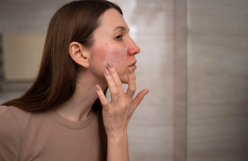 Hãy thử một lượng nhỏ retinol lên da trước khi thoa đều cho toàn mặt