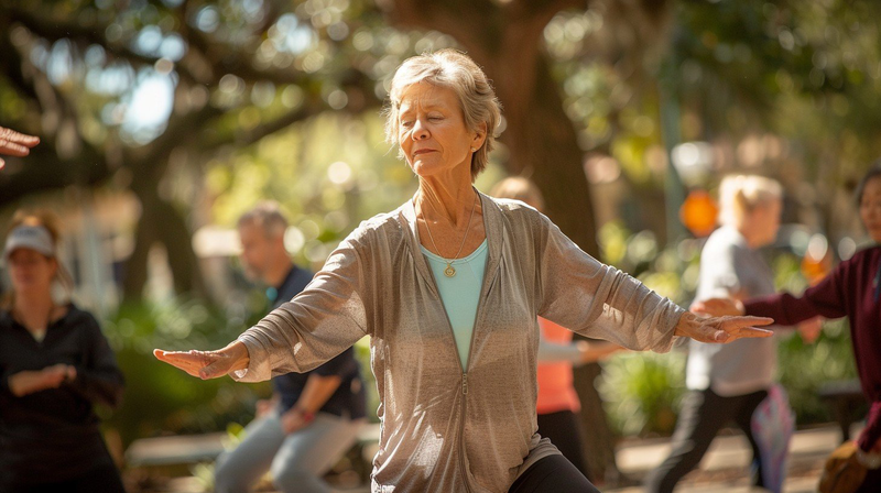 Thái cực quyền hỗ trợ điều hòa khí huyết và mang lại tinh thần sảng khoái