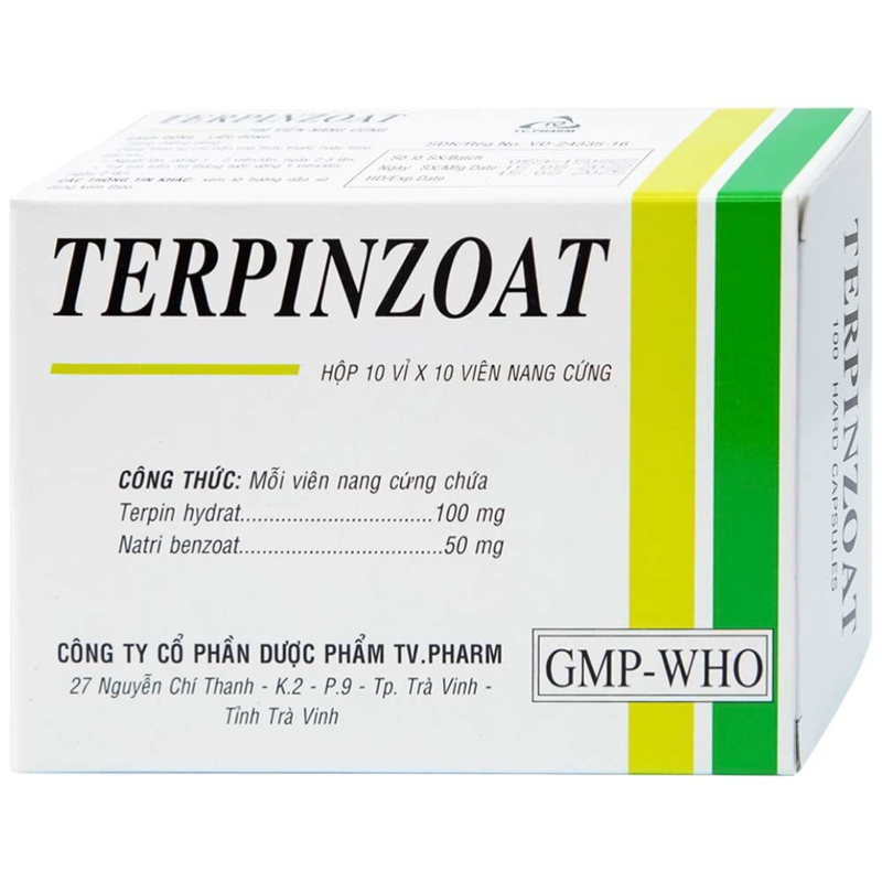 Terpinzoat có phải kháng sinh không? Cần lưu ý những gì khi sử dụng Terpinzoat? 2