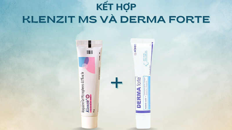Thắc mắc: Derma Forte kết hợp với Klenzit MS có được không? 1