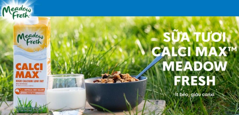 Sữa Meadow bổ sung canxi là lựa chọn hỗ trợ chiều cao phù hợp cho trẻ 15 tuổi