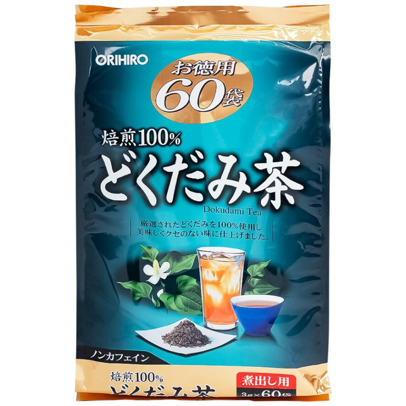 Trà diếp cá Orihiro túi lọc giúp thanh nhiệt, giải độc, nhuận tràng, giảm triệu chứng táo bón (60 túi x 3g) 1