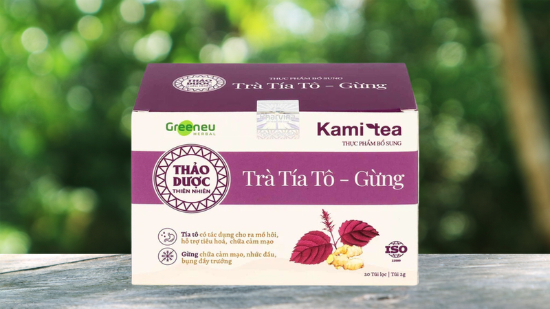 Trà thảo dược tía tô - gừng Kami Tea: Thơm ngon và tốt cho sức khỏe! 2