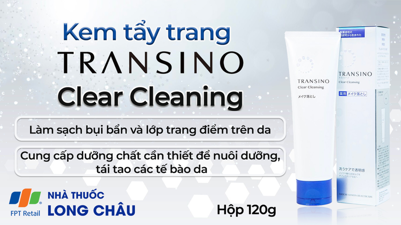 KEM TẨY TRANG TRANSINO CLEAR CLEANSING 120G 1