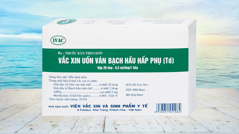 Vắc xin uốn ván, bạch hầu hấp phụ (Việt Nam) 1