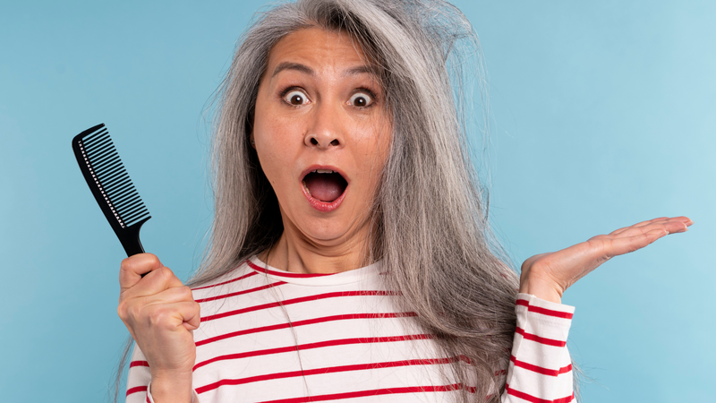 Vì sao tóc bạc lại chuyển sang màu ngả vàng? 2