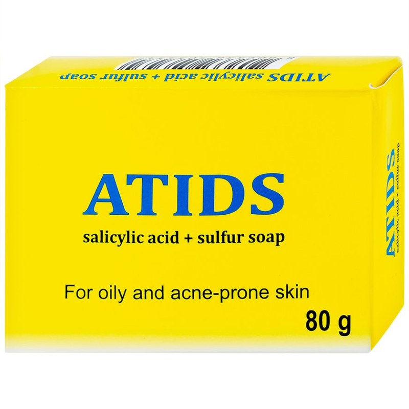 Xà phòng tắm Atids Salicylic Acid 2% + Sulfur 1