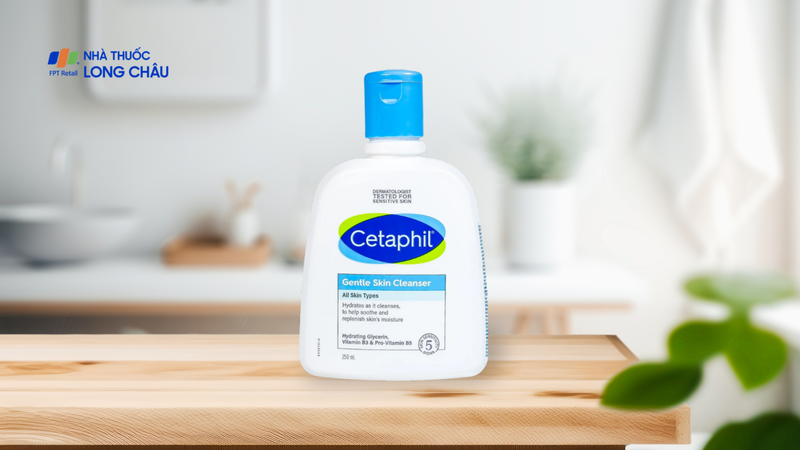 Sữa rửa mặt dịu nhẹ Cetaphil Gentle Skin Cleanser bổ sung độ ẩm dành cho mọi loại da (250ml)