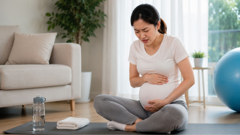 Mẹ bầu nên ngừng tập ngay khi xuất hiện các dấu hiệu bất thường