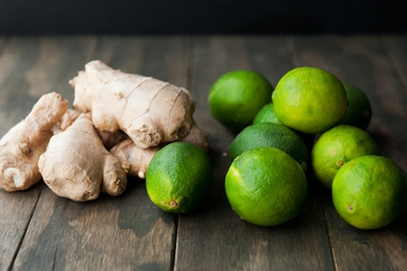 ​​​​​​​Kết hợp gừng tươi và chanh