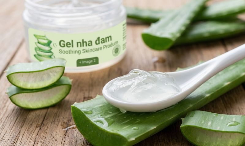 Sử dụng gel nha đam là biện pháp giảm sưng đau vùng kín an toàn tại nhà