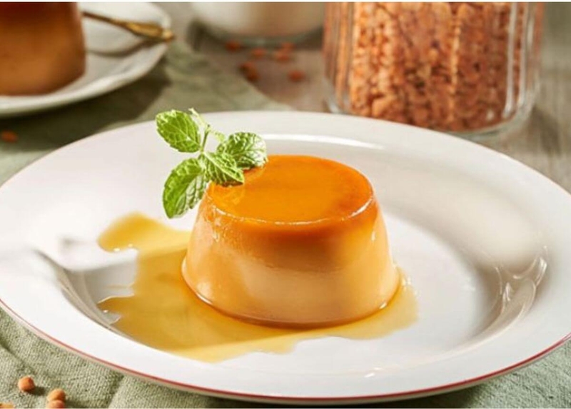 Hướng dẫn cách làm bánh flan táo cho bé ăn dặm 01