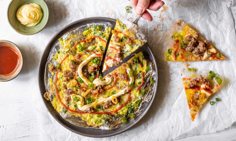 Hướng dẫn cách làm bánh tráng nướng bằng chảo chống dính siêu ngon tại nhà 4