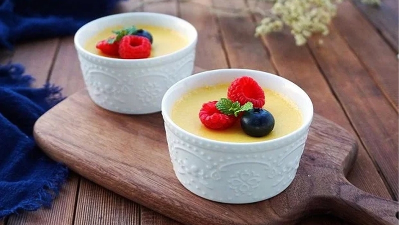 Hướng dẫn cách làm pudding phô mai cho bé ăn dặm 1