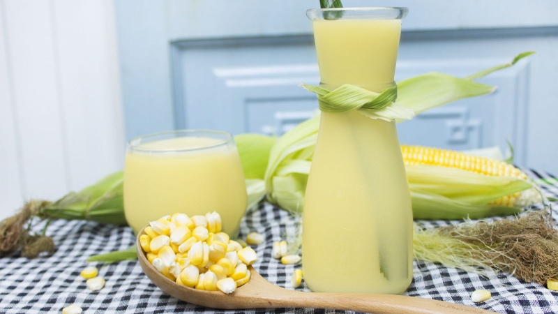 Hướng dẫn cách làm sữa ngô thơm ngon tại nhà 1