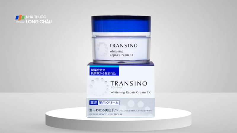 Kem trị nám Transino ban đêm giúp chăm sóc tận gốc các tổn thương do tia UV và môi trường