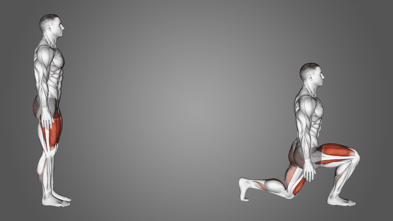 Hướng dẫn cách tập Dumbbell Lunge chuẩn nhất 3