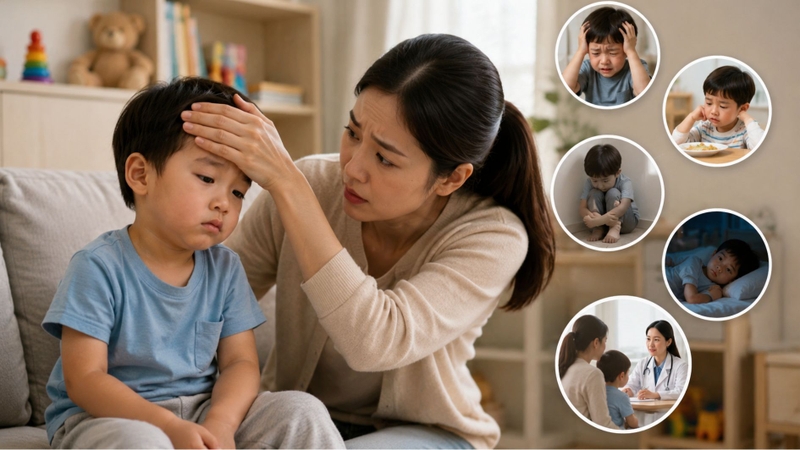 Không nên chủ quan khi trẻ xuất hiện các dấu hiệu bất thường