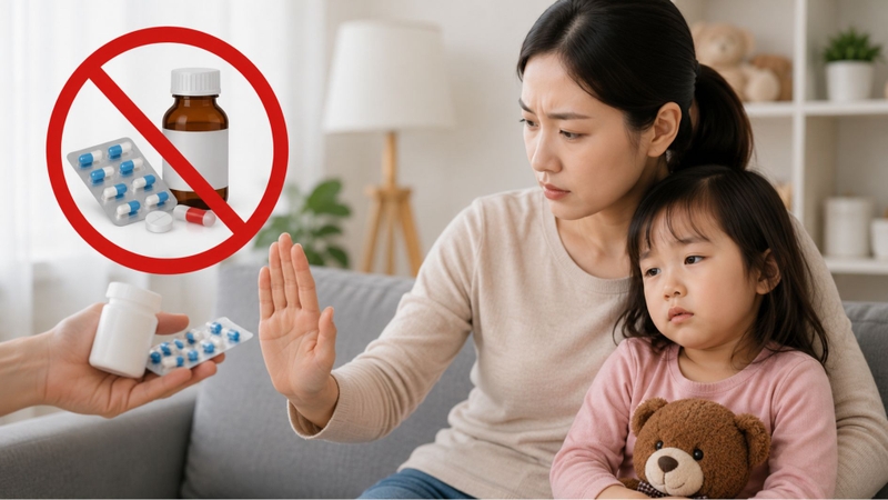 Không tự ý dùng thuốc kháng sinh cho trẻ