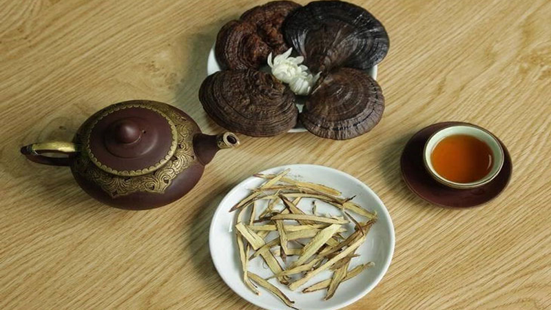 Hãm trà nấm lim xanh đơn giản, dễ thực hiện