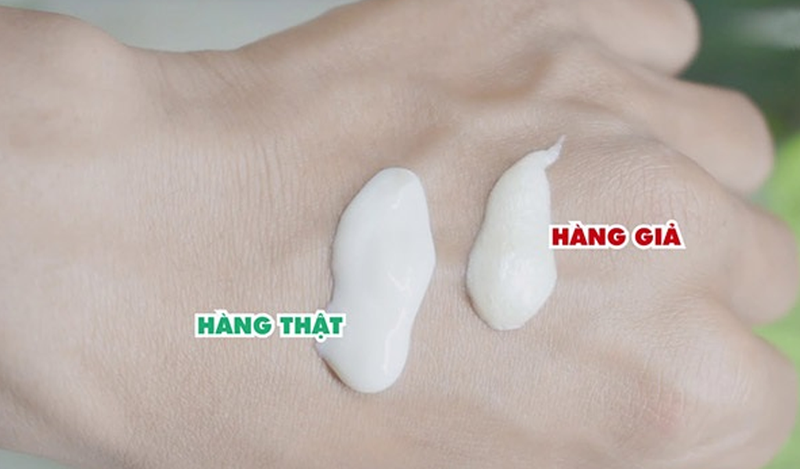 Chất kem chống nắng Eucerin giả