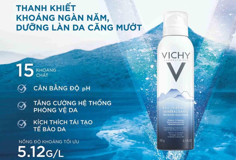 Hướng dẫn xử lý khi xịt khoáng Vichy bị tắc 1