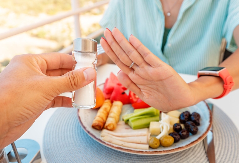 Chủ động giảm muối trong bữa ăn giúp bạn duy trì huyết áp ổn định