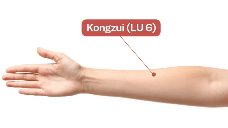 Huyệt Khổng Tối là gì? Cách xác định vị trí huyệt Khổng Tối 4