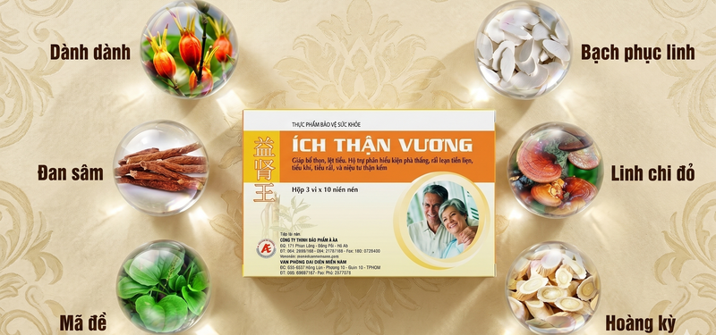 Ích thận vương là sự kết hợp công thức độc đáo giữa các vị thuốc đông y cổ truyền