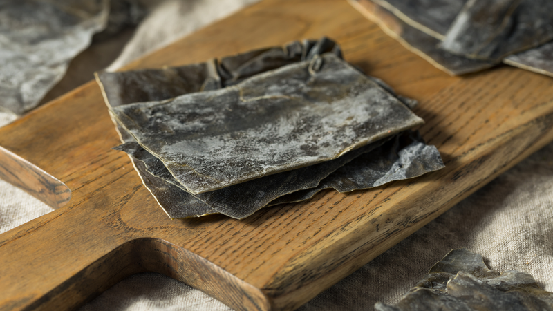 Các loại rong biển như kombu, wakame hay hijiki chứa hàm lượng i-ốt rất cao