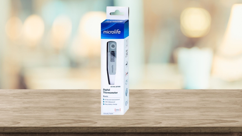 Nhiệt kế điện tử Microlife MT500 có thời gian đo nhanh khoảng 30 giây