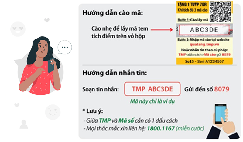 Nhắn tin tích điểm