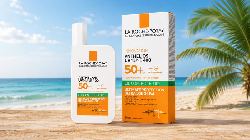 La Roche-Posay Anthelios UVMune 400 có khả năng kháng nước và mồ hôi tốt