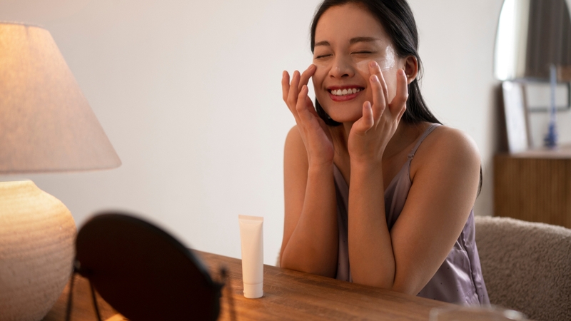 Làm việc trong nhà vẫn cần dùng kem chống nắng vì làn da không hoàn toàn được bảo vệ khỏi các yếu tố gây hại từ môi trường xung quanh