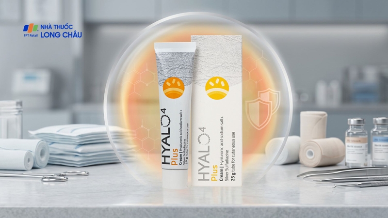 Kem bôi vết thương Hyalo4 Plus cream 25g
