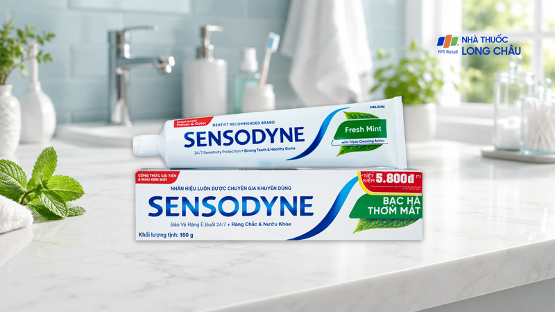 Kem đánh răng Sensodyne Fresh Mint