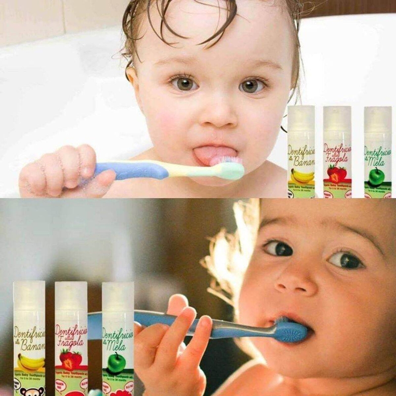 Kem đánh răng không chứa flour cho bé: Kem đánh răng Azeta Bio
