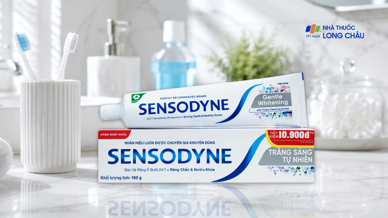 Kem đánh răng Sensodyne Gentle Whitening