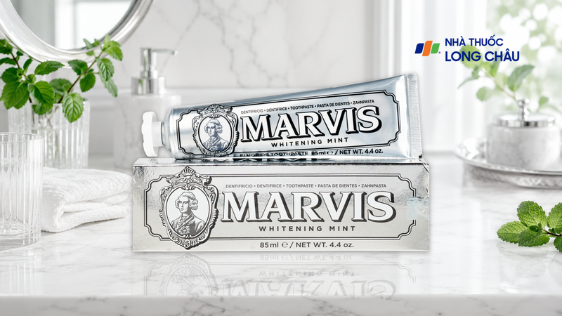 Kem đánh răng Marvis Whitening Mint
