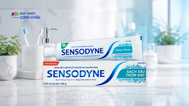 Kem đánh răng Sensodyne Deep Clean