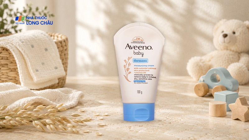Kem dưỡng ẩm Aveeno Baby Dermexa Moisturizing Cream