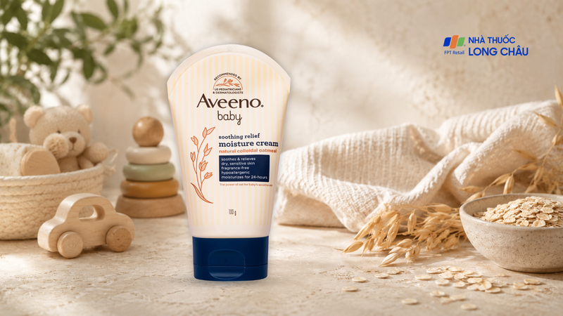 Kem dưỡng ẩm Aveeno Baby Soothing Relief Moisture Cream