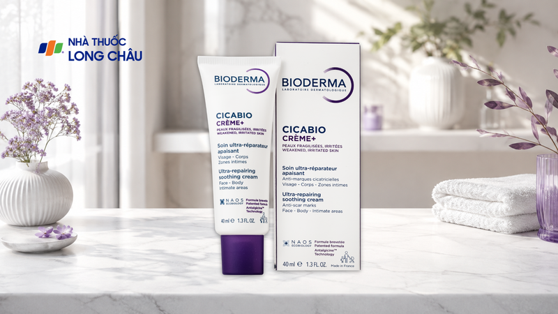 Kem dưỡng ẩm Bioderma Cicabio Crème+
