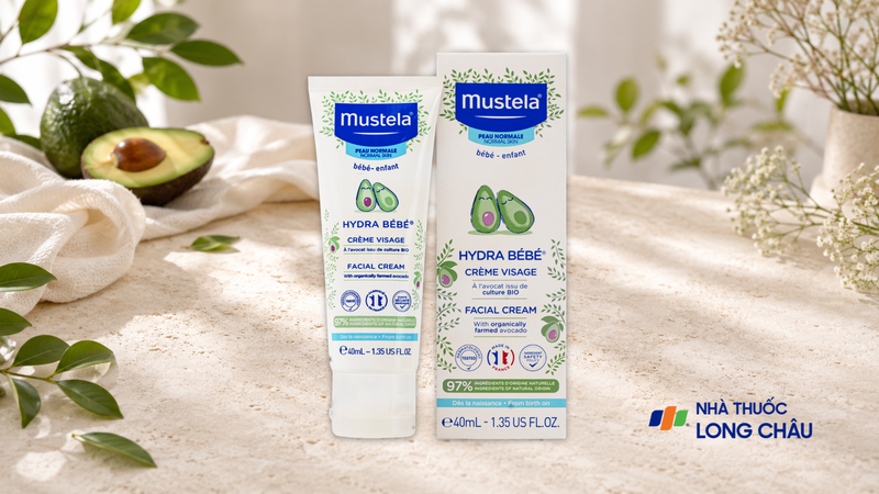 Kem dưỡng da Mustela Hydra Bébé Facial Cream