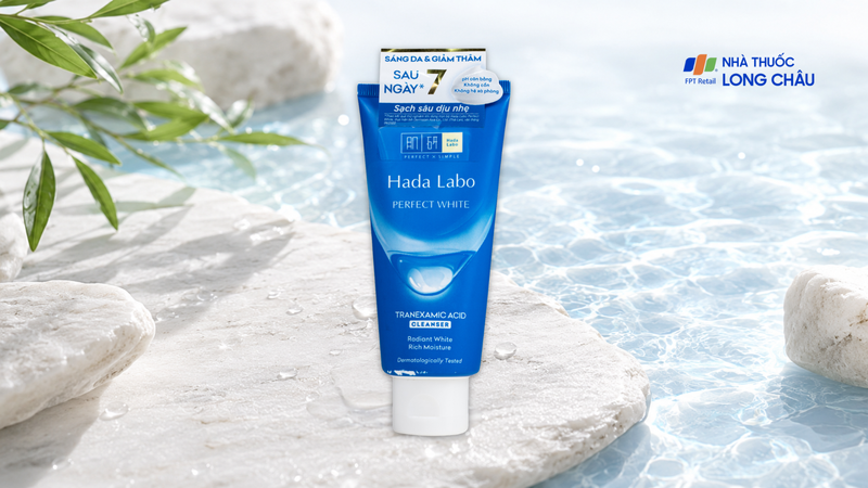 Kem rửa mặt dưỡng trắng Hada Labo Perfect White