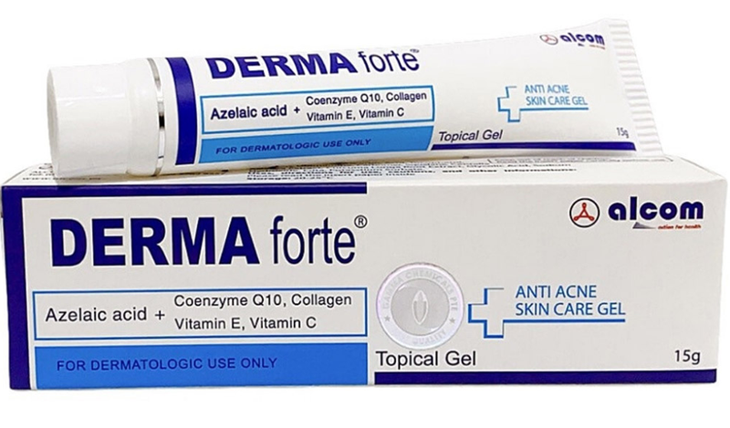 Sử dụng kem trị mụn Derma Forte là một giải pháp giúp loại bỏ những vết mụn, thâm