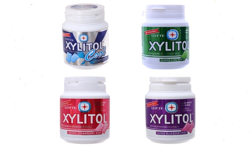 Kẹo cao su Xylitol dạng nhai không nuốt
