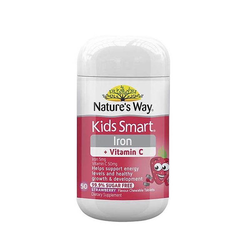 Kẹo dẻo bổ sung sắt và vitamin C Nature’s Way Kids bổ sung sắt cho trẻ, tăng cường đề kháng