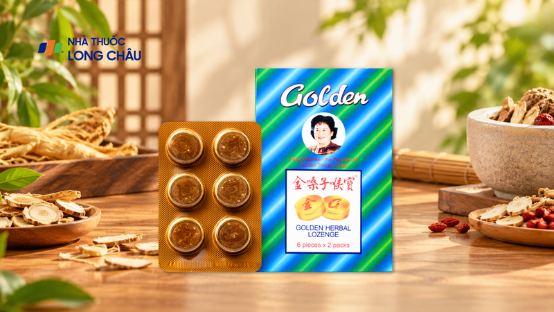 Kẹo ngậm Golden Herbal Lozenge
